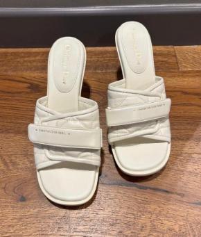 Dior White Revolution Sandals 2
