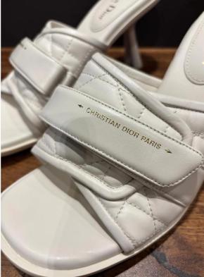 Dior White Revolution Sandals 3