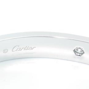 Cartier Medium White Gold and Diamond LOVE Bracelet with Box And Papers19 5