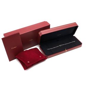 Cartier White Gold and Diamond LOVE Chain Bracelet 5