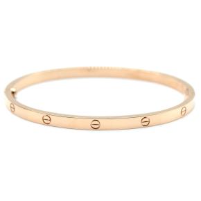 Cartier LOVE Bracelet, Small Model 17 with Box 8