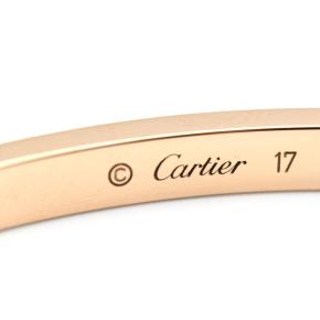 Cartier LOVE Bracelet, Small Model 17 with Box 9