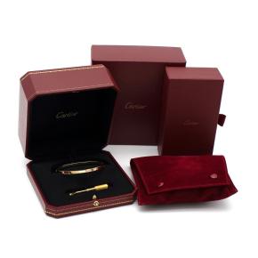 Cartier LOVE bracelet, Small Model 18 With Box 3