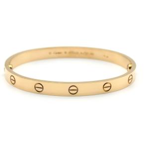 Cartier LOVE Classic 18ct Yellow-Gold Bracelet 18 3