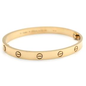 Cartier LOVE Classic 18ct Yellow-Gold Bracelet 18 8