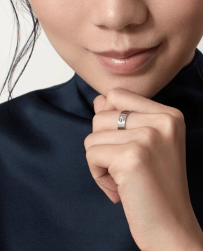Cartier White Gold LOVE Ring 50 11