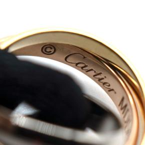 Cartier White, Yellow and Rose Gold Trinity Bracelet In Box 5