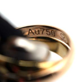 Cartier White, Yellow and Rose Gold Trinity Bracelet In Box 9