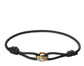 Cartier White, Yellow and Rose Gold Trinity Bracelet In Box 4