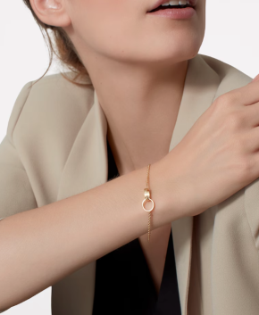 Cartier Yellow Gold LOVE Chain Bracelet 9