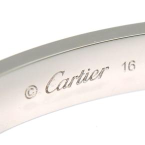 Cartier LOVE Classic White Gold Bracelet 16 (with Box 3