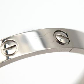 Cartier LOVE Classic White Gold Bracelet 16 (with Box 4