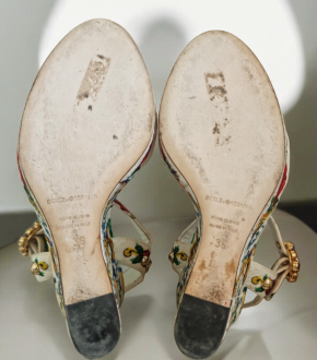 Dolce & Gabbana Majolica Wedges 10
