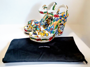 Dolce & Gabbana Majolica Wedges 6