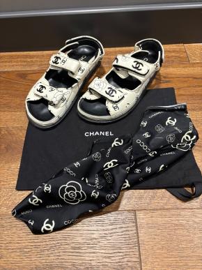 Chanel Dad Sandals 9