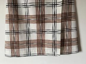 Margaret Howell Check Linen Wrap Skirt 4