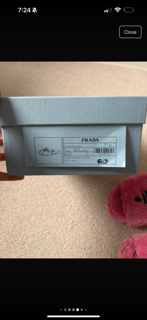 Prada Pink Towelling Slides 9