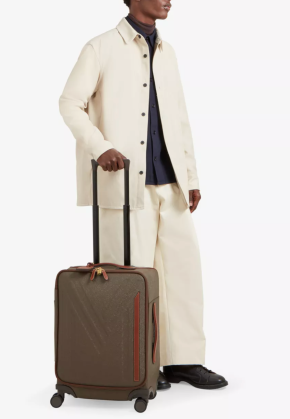 Mulberry Heritage Eco Scotchgrain 4-wheel suitcase 17