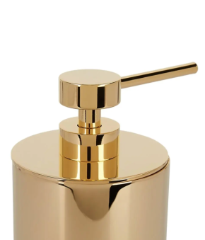 Zodiac Cylinder -Plated Soap Dispenser 2