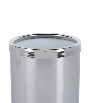 Zodiac Cylinder Chrome Toothbrush Holder 5