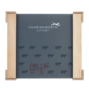 Charingworth Santol Stainless Steel Steak Knife and Fork Set 5