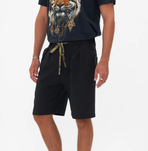 Camilla Pleated Shorts The Night Is Noir 4