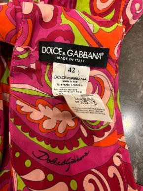 Dolce & Gabbana Printed Silk Top 5