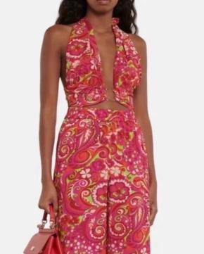 Dolce & Gabbana Printed Silk Top 6