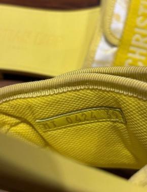 Dior Yellow Flat Beach Sandals 3