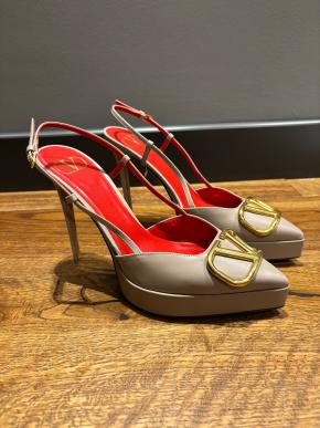 Valentino Nude Slingback Sandals 2