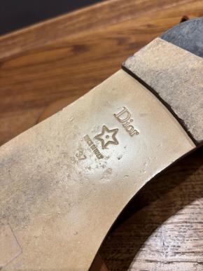 Dior Tan Leather Slides 6