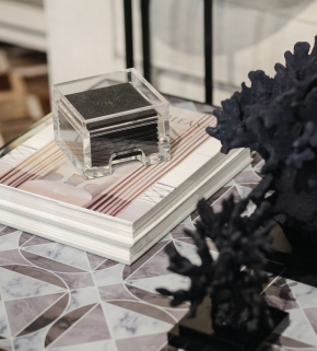 Posh Trading Company Coastbox with Faux Shagreen Coasters (Set of 8) 4