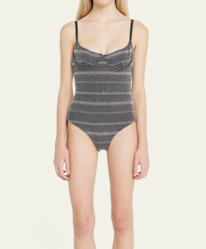 Sir The Label Francois Ruched One Piece Swimsuit 5