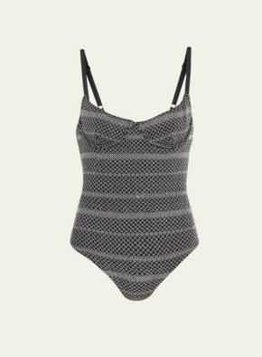 Sir The Label Francois Ruched One Piece Swimsuit 3