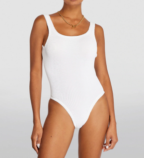 Hunza G Square-Neck Swimsuit 2