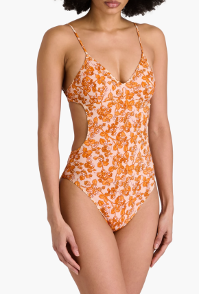 Etro Cutout Floral-print Swimsuit 4