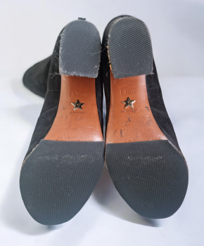 Dior Black Suede Ankle Boots 9