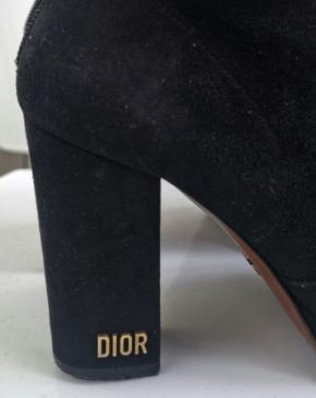 Dior Black Suede Ankle Boots 5