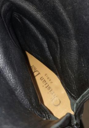 Dior Black Suede Ankle Boots 8