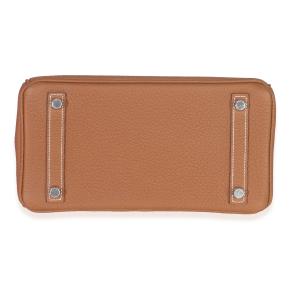 Hermès Togo Birkin 25 PHW Gold 7