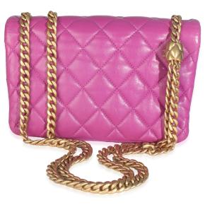 Chanel Shiny Aged Quilted Calfskin Small Pillow Crush Flap Bag 2