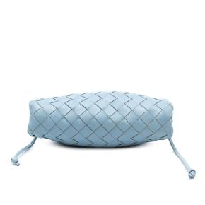 Bottega Veneta Blue Nappa Intrecciato The Mini Pouch Crossbody 3