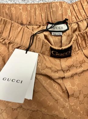 Gucci GG Print Silk Shorts 6