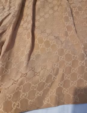 Gucci GG Print Silk Shorts 11