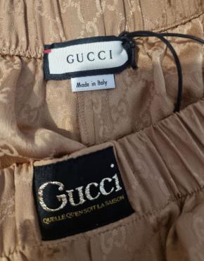 Gucci GG Print Silk Shorts 12