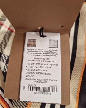 Burberry Silk Square Scarf 4