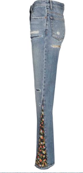 Valentino Embroidered Flared Jeans 3