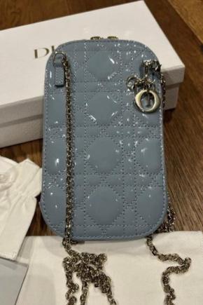 Dior Blue Cannage Phone Case 2