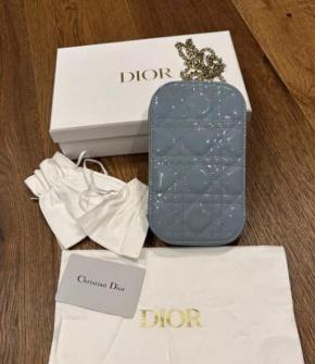 Dior Blue Cannage Phone Case 9