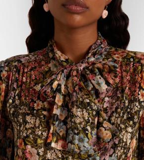 Valentino Printed Silk Blouse 8